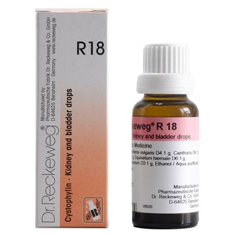 Dr. Reckeweg R18, Homeopathic Medicine for Kidney Inflammation & Pain ...