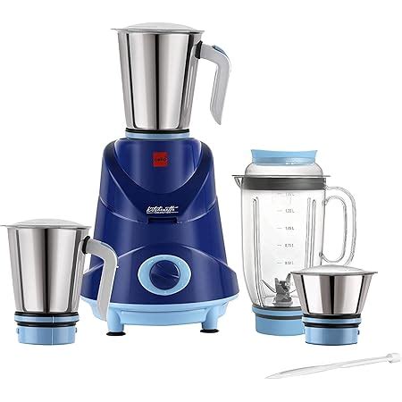 Buy Cello Grind-N-Mix Elite Mixer Grinder, 500 Watts, 3 Stainless Steel ...