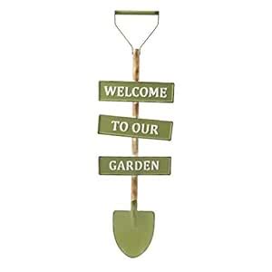 Chumbak Welcome to My Garden Green Wall Art : Amazon.in: Garden & Outdoors