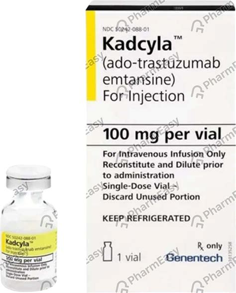 Kadcyla 100 MG Powder For Injection (1): Uses, Side Effects, Price ...