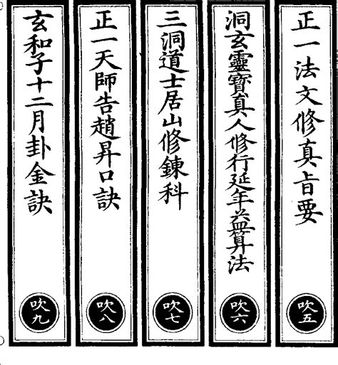 《正統道藏》本《正一法文修真旨要》 (Library) - Chinese Text Project
