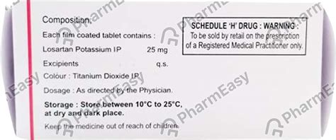 Lorsave 25 MG Tablet (15): Uses, Side Effects, Price & Dosage | PharmEasy