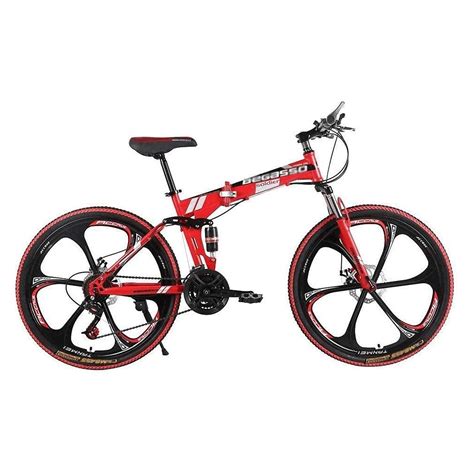 Multi Purpose Ping Adult Mountain Bikes High Carbon Steel Folding ...