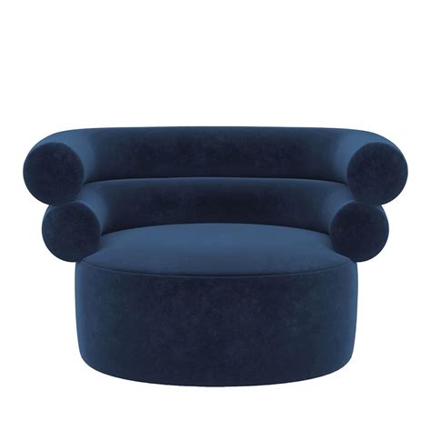 Caspian Deep Rouge Velvet Armchair - Avant Garde Furniture