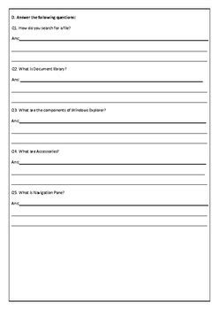 Computer Class 4 Worksheet 的图像结果