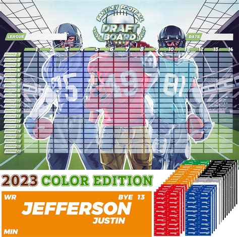 DMIGHT Large Fantasy Football Draft Board Kit - 2022, 620 India | Ubuy