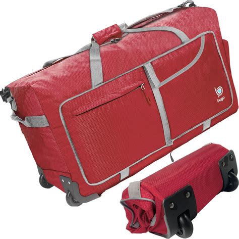 Amazon.com | Bago Rolling Duffle Bag with Wheels - 30" 100L Foldable ...