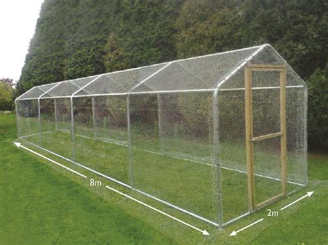 Our 16 square meter chicken run is a first rate enclosure constructed ...