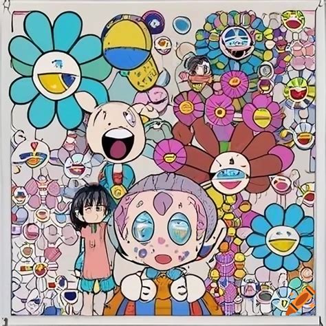 Art influenced by chiho aoshima and takashi murakami with ad police ...
