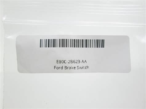 NEW OEM Ford Vacuum Parking Brake Switch E8OC-2B623-AA Lincoln ...