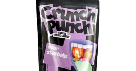 Freeze Dried Candy Crunch Punch Sour Starballs 100g - Hungary, New ...