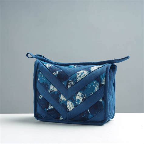 Patchwork Quilted Multipurpose Toiletry Bag