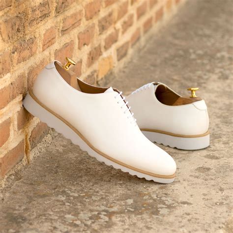 Gentlemen - Wholecut in White Box Calf Leather with Goodyear Welt ...