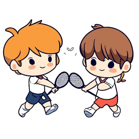 Badminton Cartoon 的图像结果