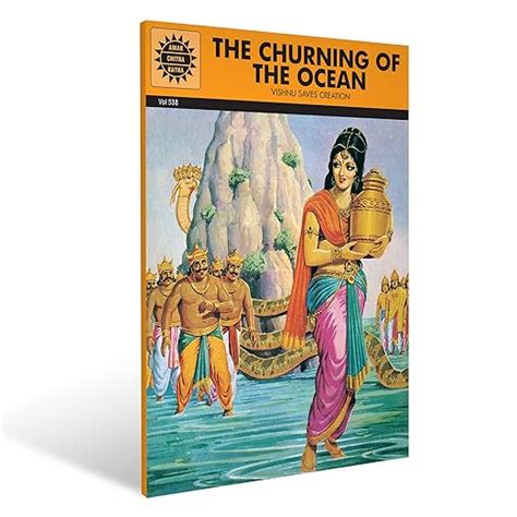 The Churning Of The Ocean by Amar Chitra Katha: Vibrant Illustrations ...