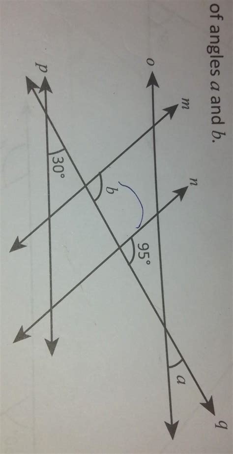 in the given figure m||n and o||p the line is a transversal for both ...