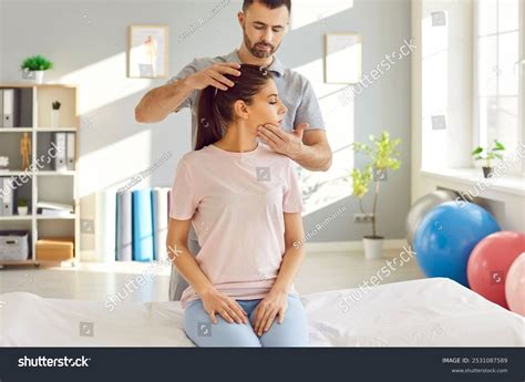 Rehabilitation Head Neck Therapy By Professional Stock Photo 2531087589 | Shutterstock