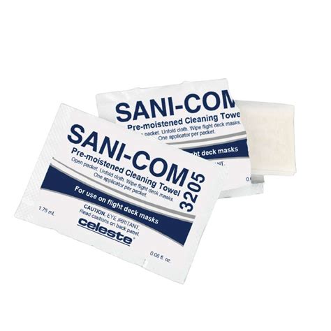 Celeste Sani-Com Wipes - Pack of 100 - Impressions In Flight
