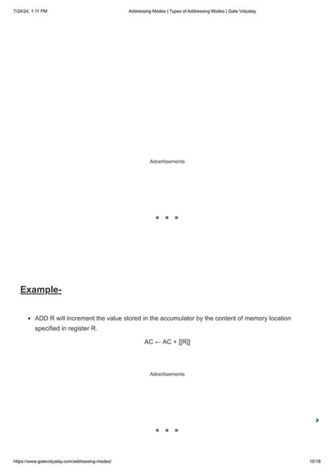Image result for Different Types of Addressing Modes with Examples
