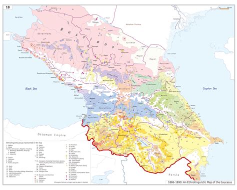 Ethnolinguistic Maps of the Caucasus Region (From Arthur Tsutsiev's Atlas, translated by Nora ...
