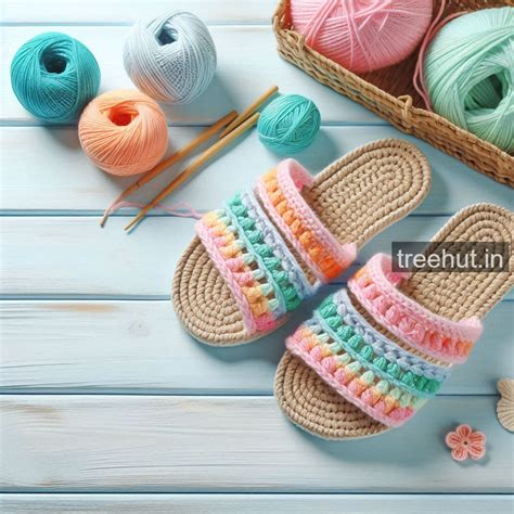 Beach theme Crochet Sandal Ideas, Summer Crochet Ideas