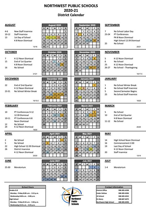 District 12 Calendar - Printable Calendars AT A GLANCE