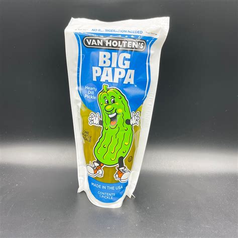 Van Holten’s Pickle In A Pouch - BIG PAPA - Hearty Dill Pickle Flavour