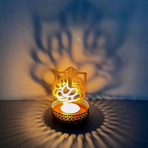 The Metal Trunk Hamper 1: Shadow Diya, Cow Dung Diyas, Mini Gardening ...