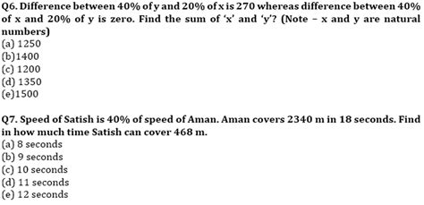 RBI Assistant Prelims Quantitative Aptitude Memory Based: Missing ...
