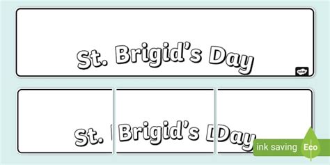 St. Brigid's Day Collaborative Drawing Display Banner