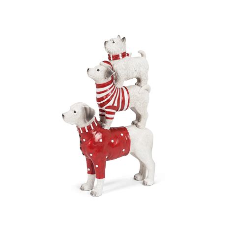 Abbott Collection Stacked Dogs Figurine In Sweaters : Amazon.in: Home ...