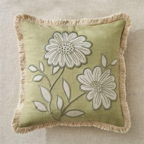 Buy Ashville Jardin Floral Embroidered Cushion Cover - 40x40cm from ...