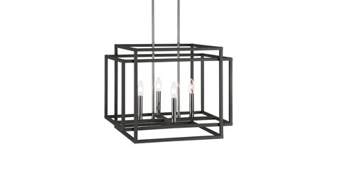 Uttermost 21528 Quadrangle 20" Wide Urban Industrial 4 Light Cage Style ...