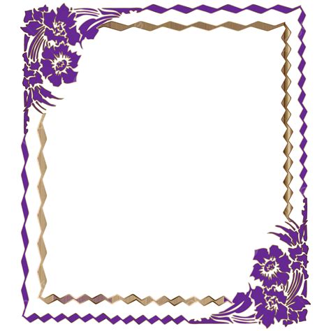 Purple Borders And Frames Clip Art