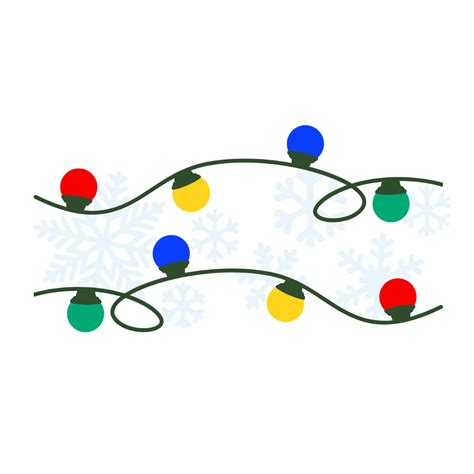 Free Christmas Light Bulb Clipart Template to Edit Online