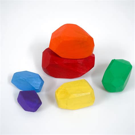 Wooden Zen Blocks Set of 6 (Balancing Blocks ) for Kids – MoonToys