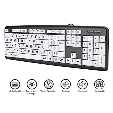 Image result for Large Print Computer Keyboard