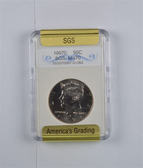 MS70 1997-D Kennedy Half Dollar - Slabbed | Property Room