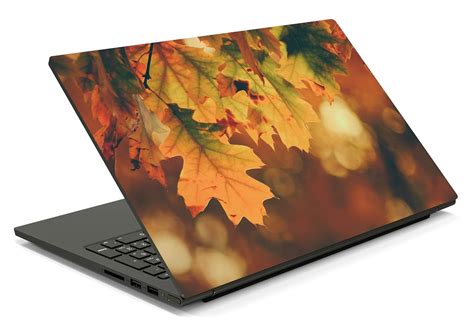 ISEE 360® Maple Leaf Laptop Skin Cover Laminated Stickers for Vinyl ...