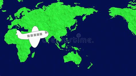 Image result for Animated Plane Flying Over Map