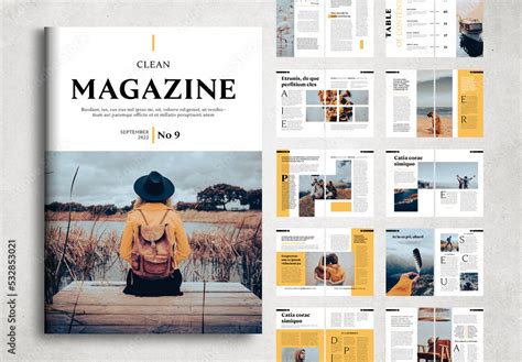 Image result for Simple Magazine Layout