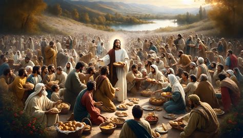 Images Of Jesus Feeding The 5000