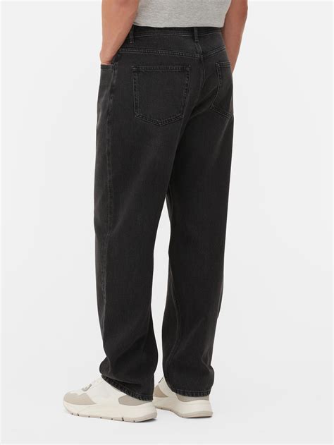 Jean ample taille haute - Noir - Homme | Primark