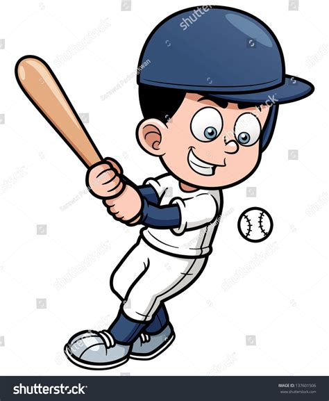 Baseball Player Cartoon Image 的图像结果