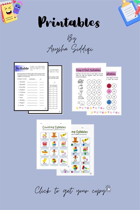 Reading Syllables Worksheet 的图像结果