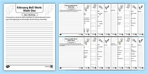 Seventh Grade ELA February Bell Work Bundle