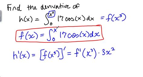 Image result for Derivative of Definite Integral