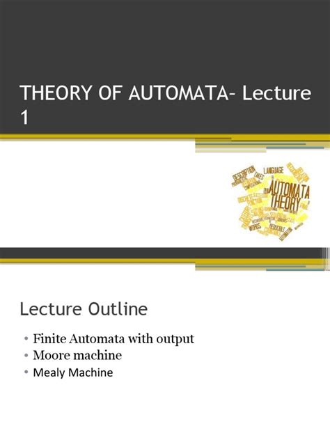 Image result for Automata Lesson Plan