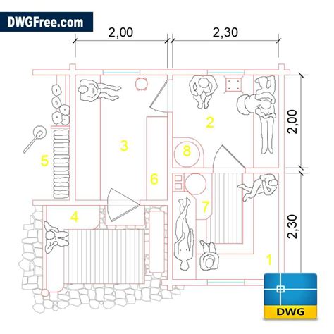 Restaurant DWG Detail for AutoCAD • Designs CAD