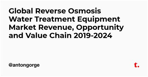 Global Reverse Osmosis Water Treatment Equipment Market Revenue ...